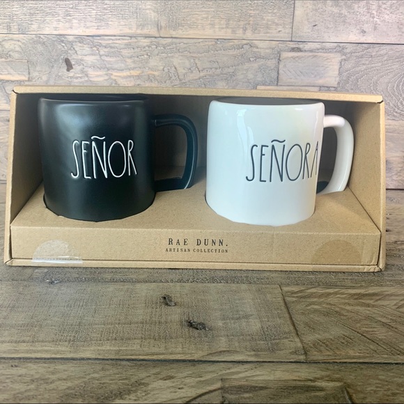 Senor and Senora mugs Rae Dunn - Picture 2 of 2